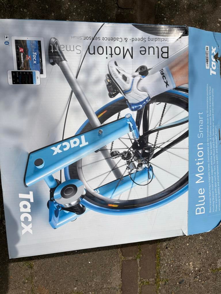 Tacx Blue Motion Smart fietstrainer incl hometrainer band, Ophalen, Gebruikt, Overige typen