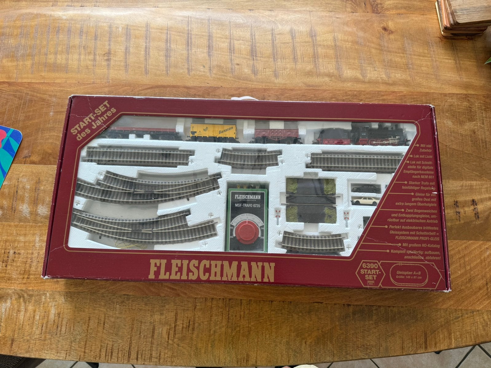 Fleischmann 6390 Startset Profi rails zeer nette set HO, Treinset, Gelijkstroom, Fleischmann, Ophalen of Verzenden