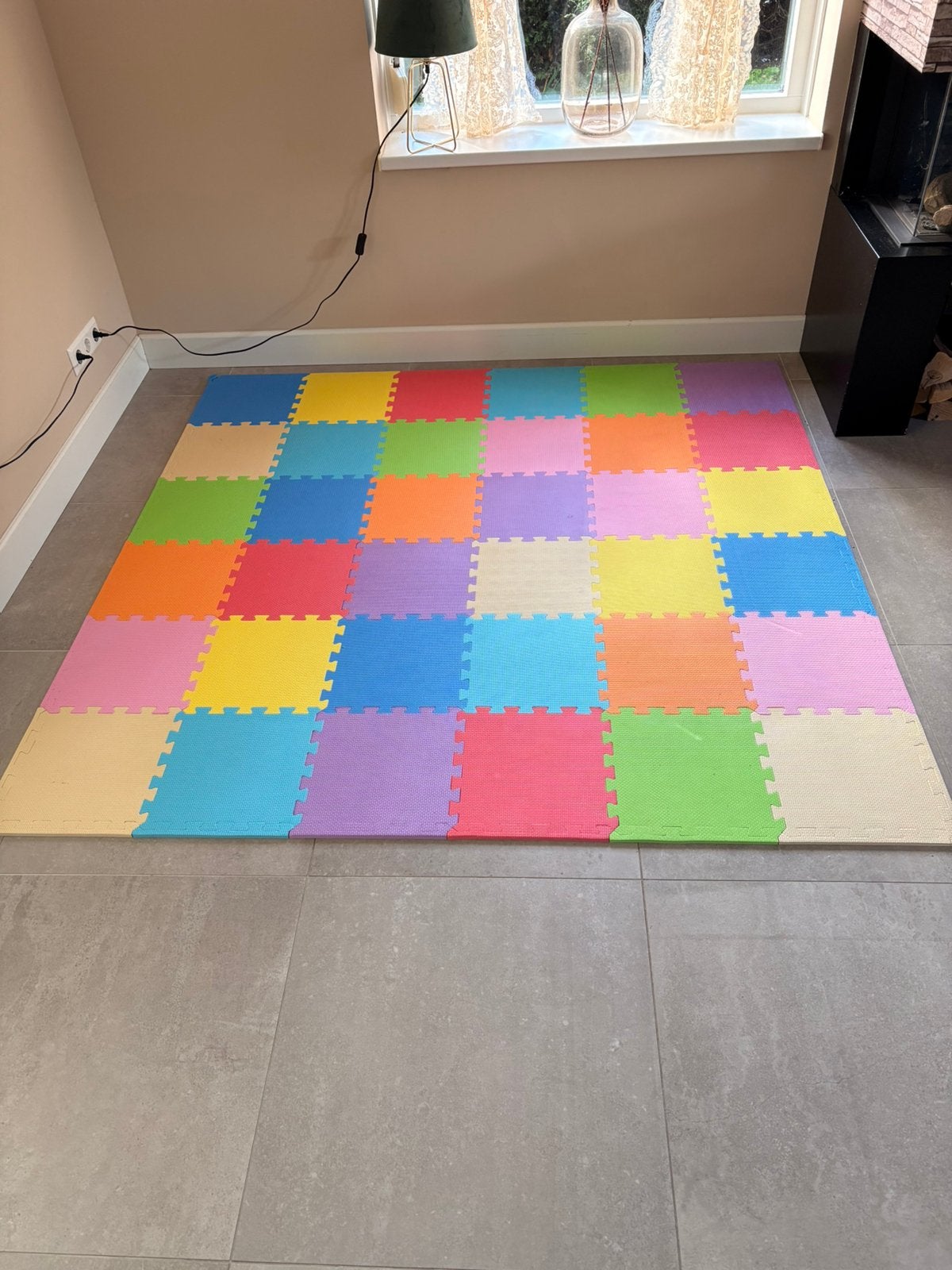 Foam tegels, Ophalen, 150 tot 200 cm, Vierkant, Zo goed als nieuw