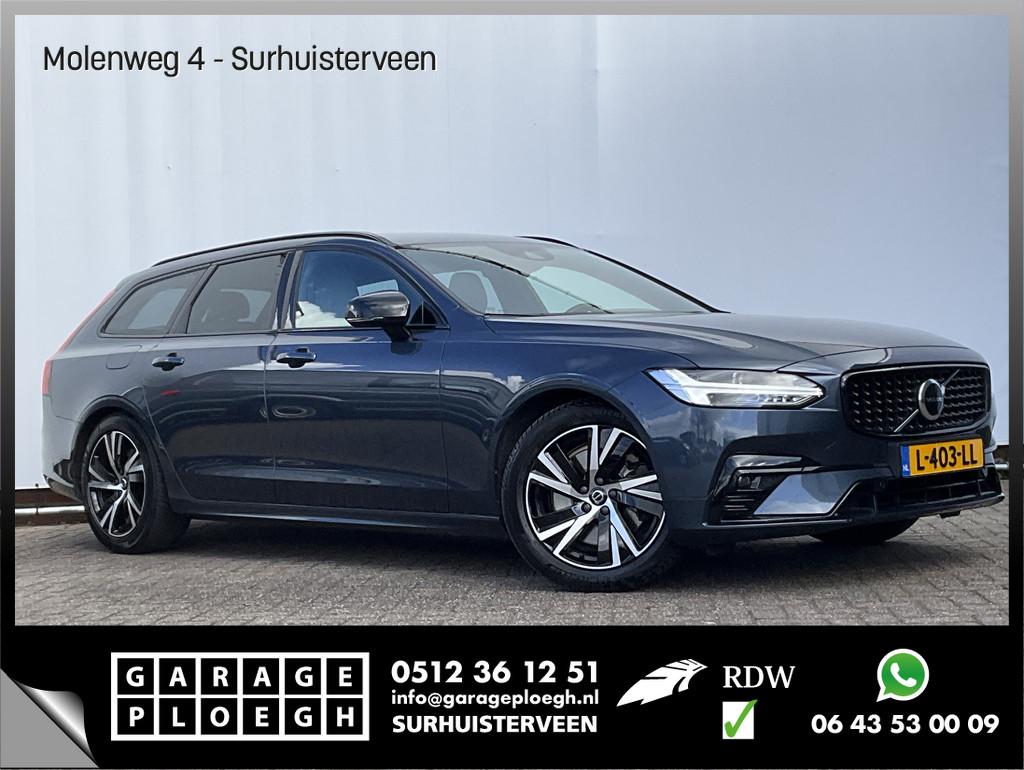 Volvo V90 B4 Ultimate Dark Leer Memory Camera Carplay Stoel/, Euro 6, 4 cilinders, Blauw, Verwarming stoelen achter
