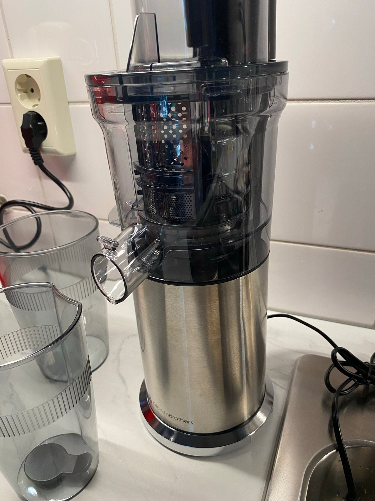 KitchenBrothers Slowjuicer -nieuw, Ophalen of Verzenden, Zo goed als nieuw, Elektrisch, Slowjuicer