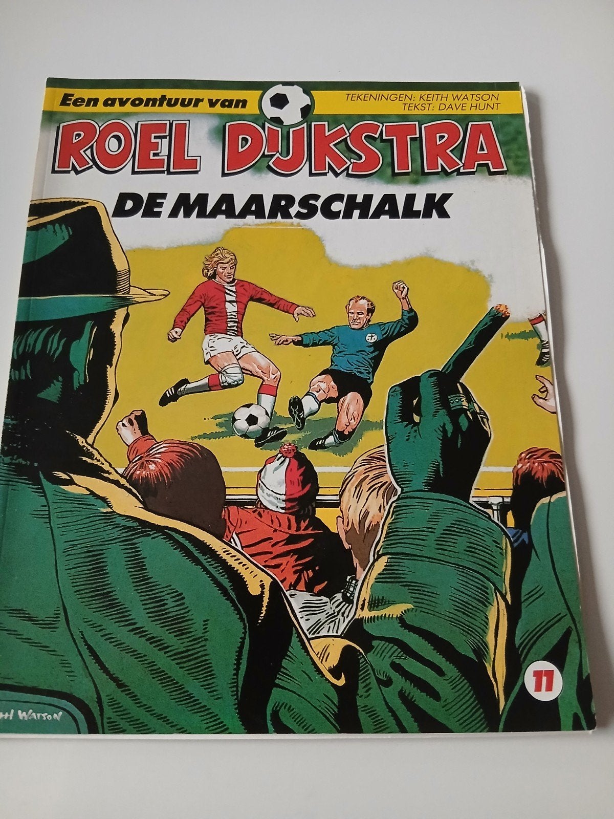 Roel Dijkstra: De Maarschalk - Voetbalstripboek, Eén stripboek, Ophalen of Verzenden, Gelezen, Keith Watson, Dave Hunt