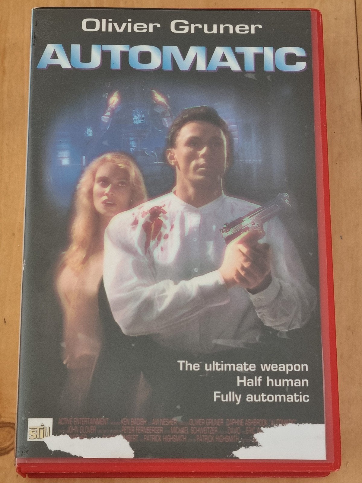 Automatic VHS - Olivier Gruner Actie Film, Vanaf 16 jaar, Ophalen of Verzenden, Gebruikt, Actie en Avontuur