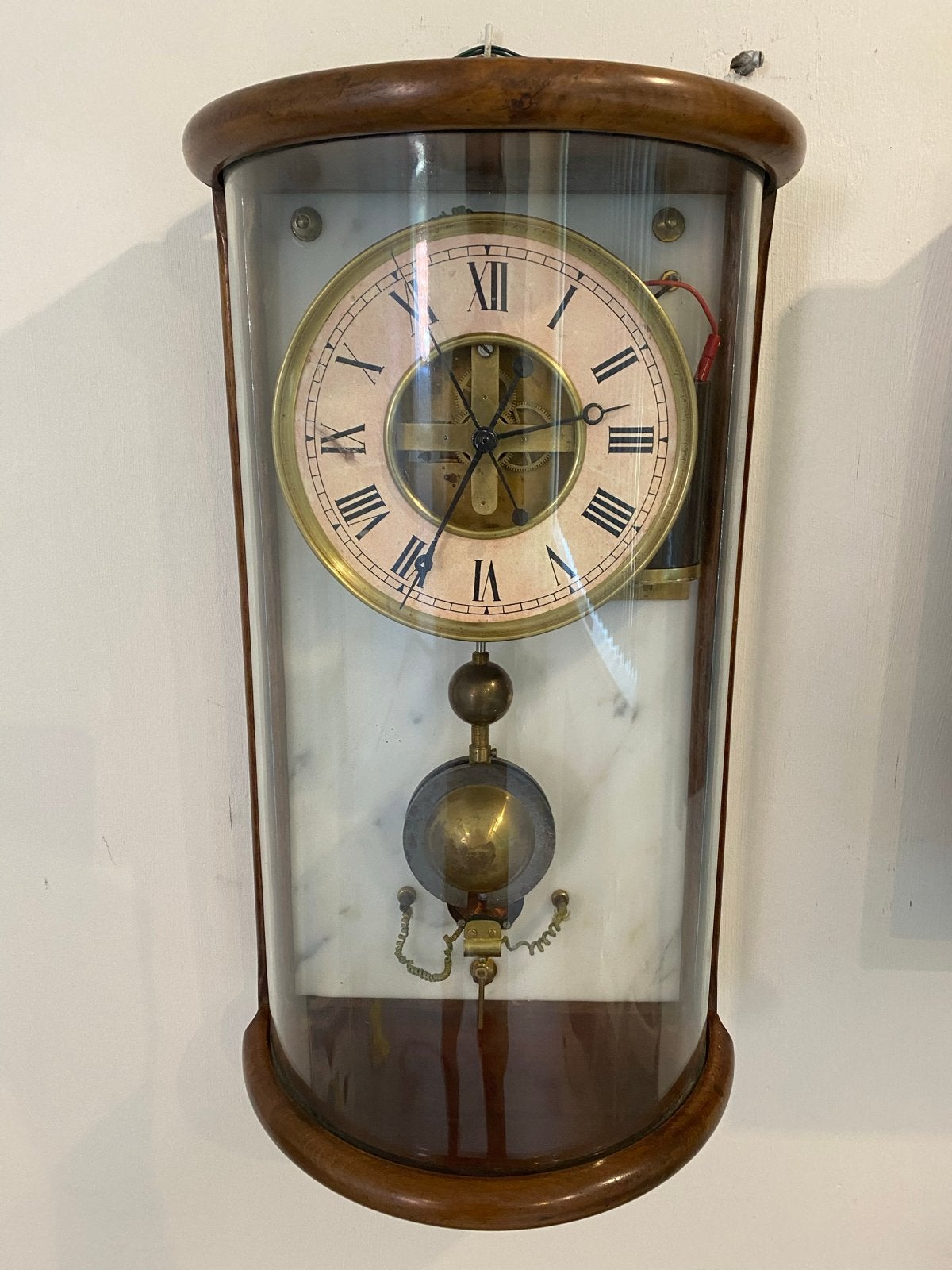 Cluses elektrische klok uit Frankrijk, ca. 1930, Antiek en Kunst, Ophalen