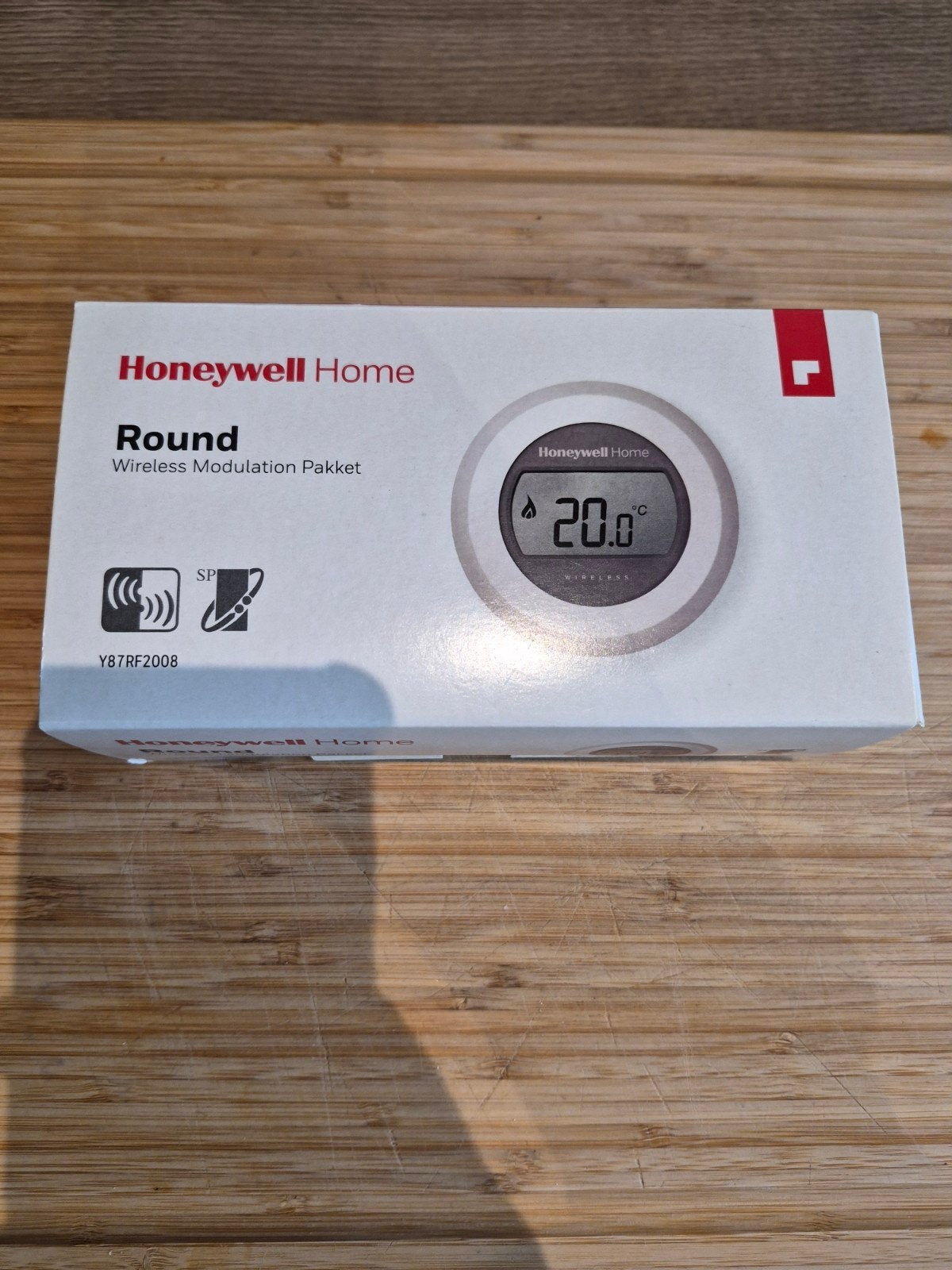 Honeywell Home Round Draadloos Modulatie Pakket Y87RF2008, Ophalen of Verzenden, Slimme thermostaat, Zo goed als nieuw