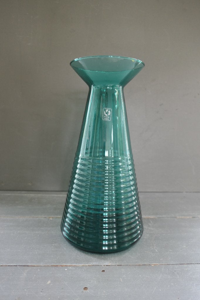 Grote vintage glazen vaas Vetreria Etrusca made in Italy, Antiek en Kunst, Verzenden