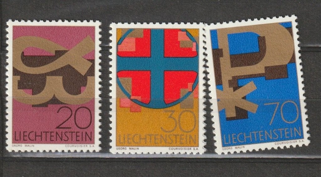 TSS Kavel 220202 Liechtenstein pf  minr 482-484 religie, Ophalen, Overige landen, Postfris