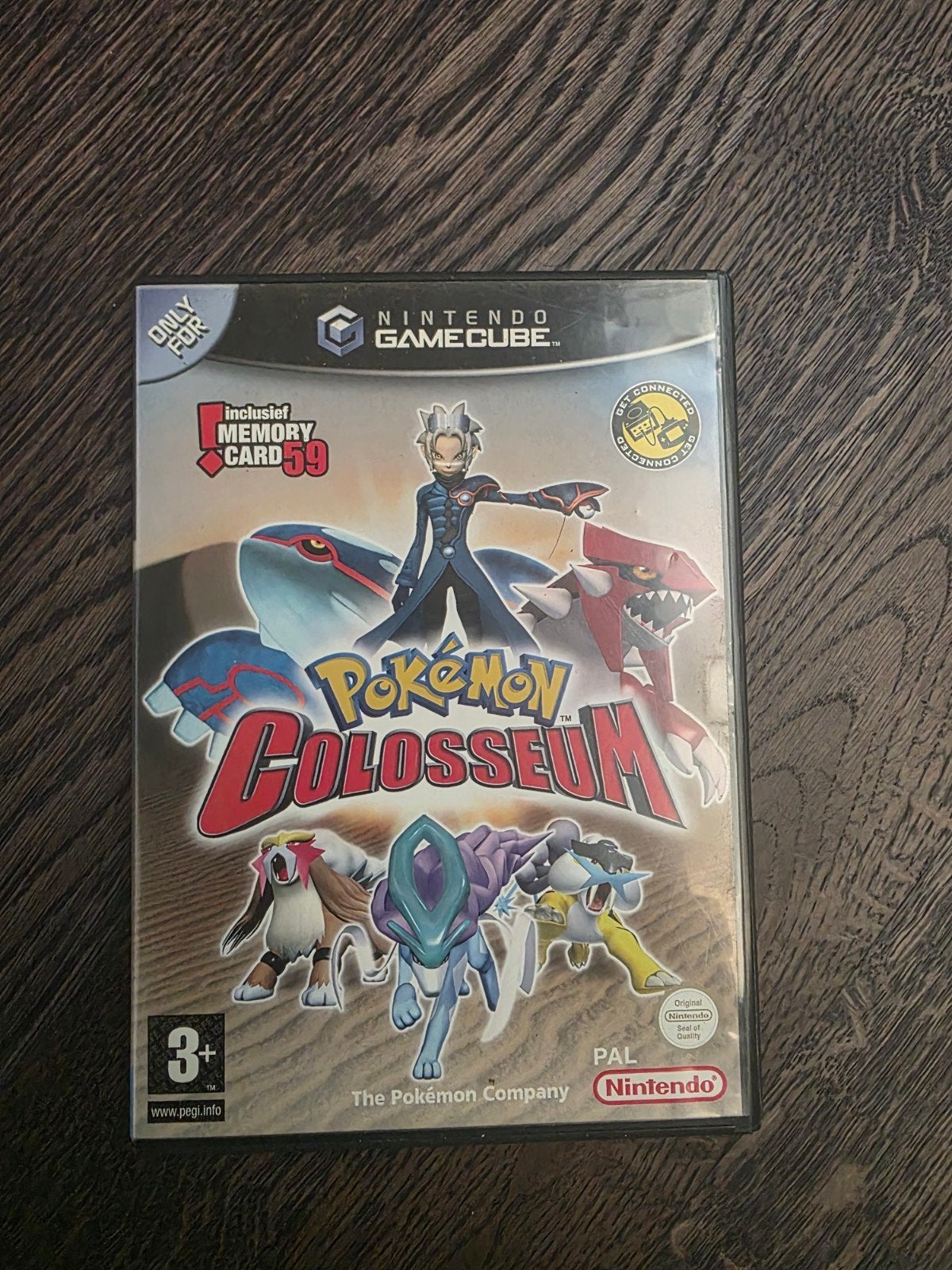 Pokémon Colosseum GameCube + Memory Card 59, Gebruikt, 1 speler, Ophalen of Verzenden, Role Playing Game (Rpg)