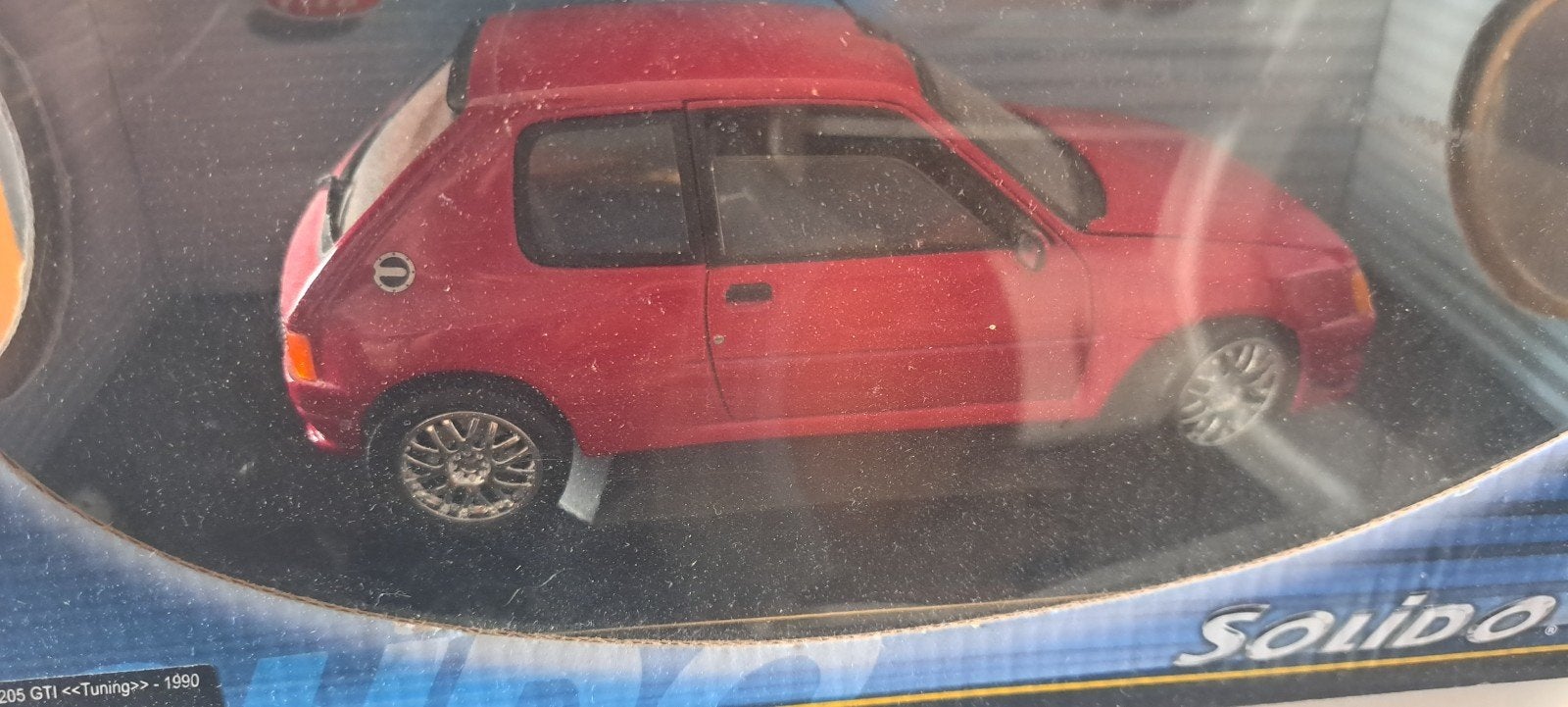 peogeot 205 gti, Ophalen of Verzenden, Solido