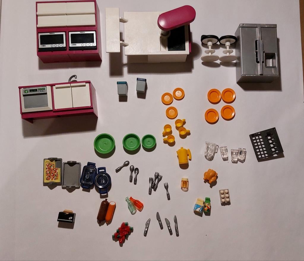 Playmobil Keuken Set met Accessoires, Ophalen of Verzenden, Gebruikt, Complete set