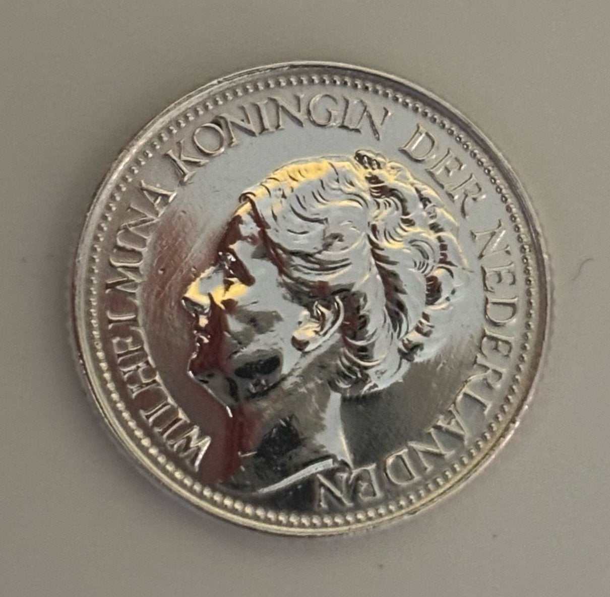 Kwartje 1941 (ZF), Ophalen of Verzenden, Koningin Wilhelmina, 25 cent, Zilver
