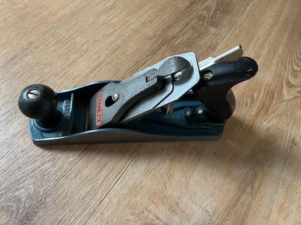 Stanley C557B bankschaaf USA met gladde zool, Antiek en Kunst, Antiek | Gereedschap en Instrumenten, Ophalen of Verzenden