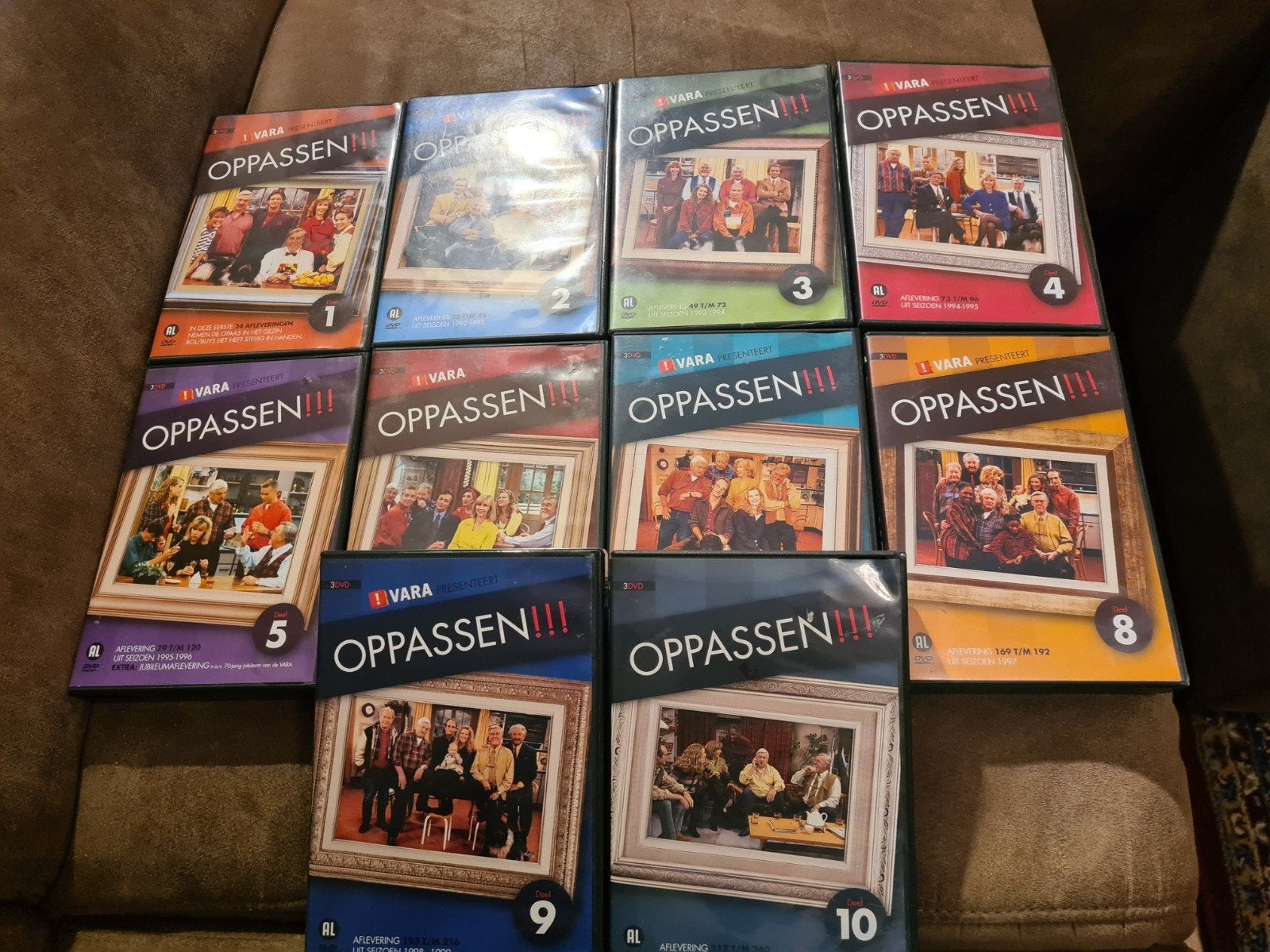 Oppassen!!! DVD Boxset - Seizoen 1 t/m 10, Gebruikt, Alle leeftijden, Boxset, Ophalen of Verzenden