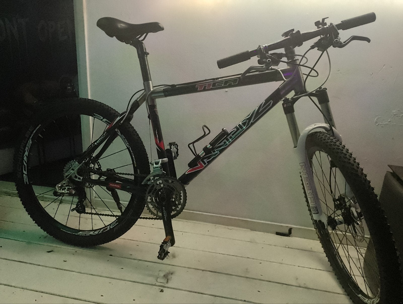 Vantuyl Tica Plus Custom Titanium Carbon Mountainbike, Gebruikt, Hardtail, Heren, Schijfrem