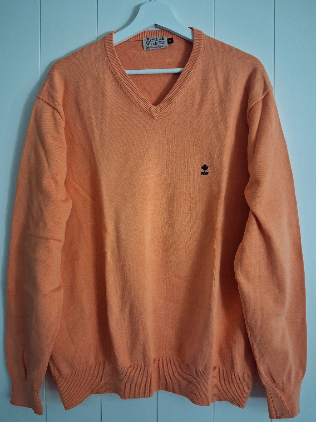 Warme zachte oranje trui - River Woods XL, Kleding | Heren, Truien en Vesten, Maat 56/58 (XL), Oranje, Ophalen of Verzenden, River Woods