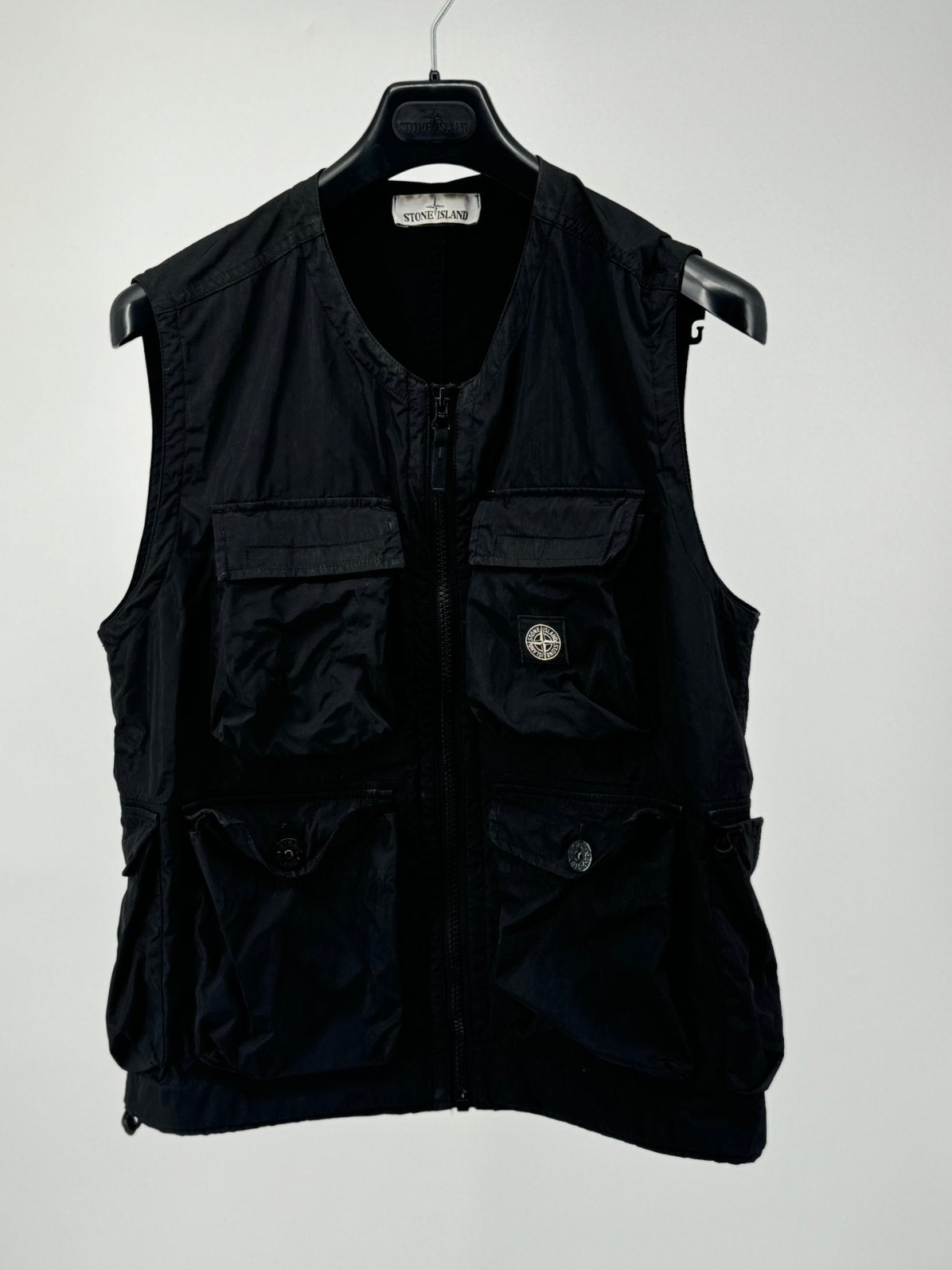 Stone Island Bodywarmer - Maat L, Kleding | Heren, Maat 52/54 (L), Stone, Zwart, Ophalen of Verzenden