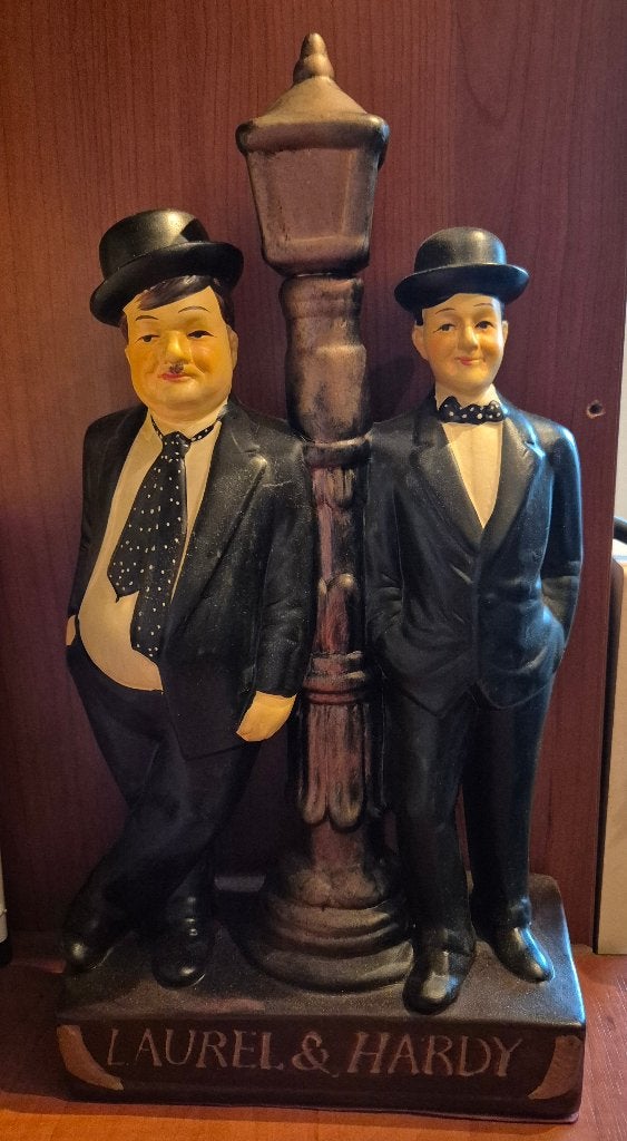 Laurel & Hardy Beeld, Ophalen of Verzenden, Zo goed als nieuw, Tv, Beeldje, Replica of Model