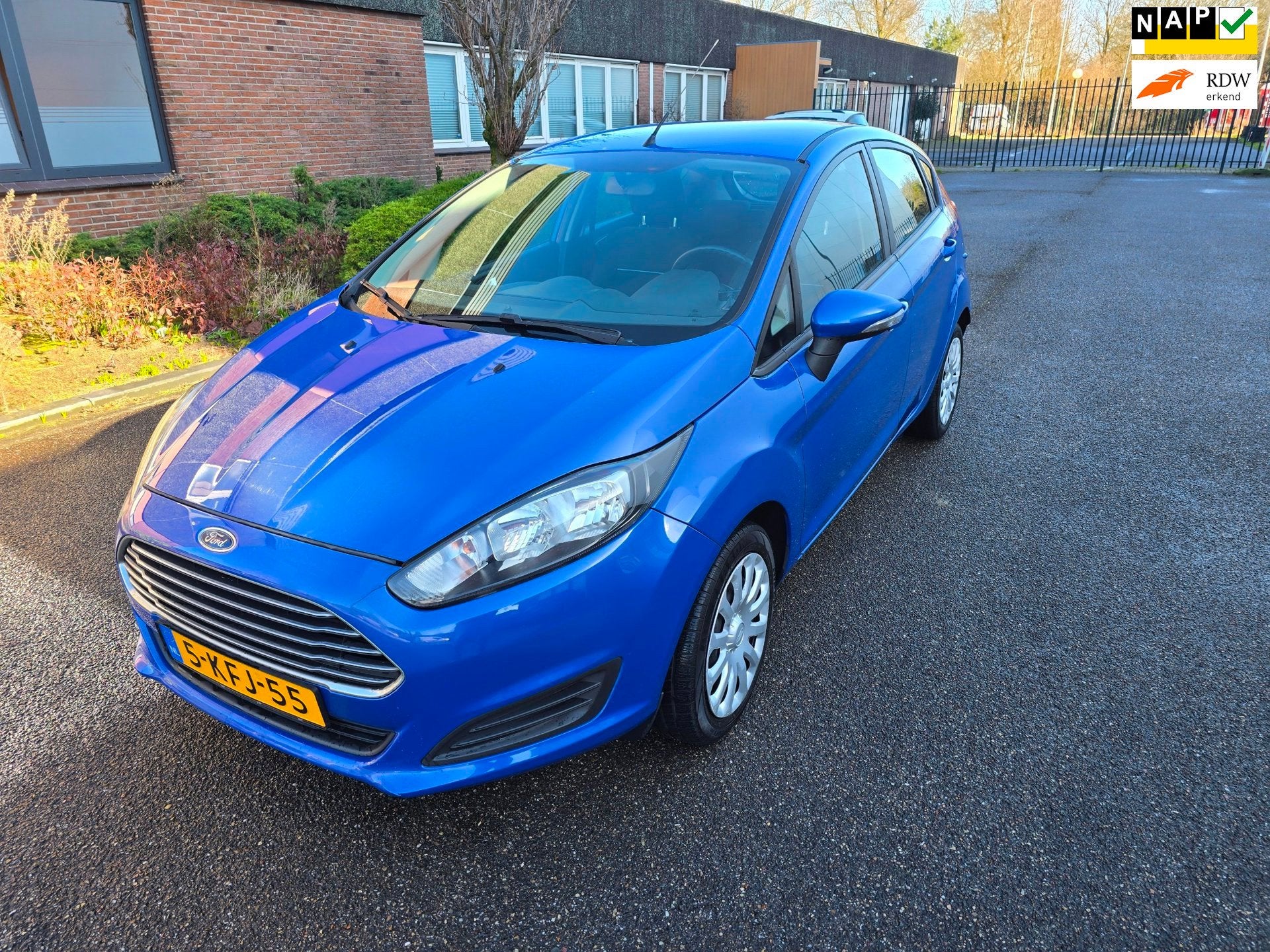 Ford Fiesta 1.0 Champion Airco Boekjes Nap Nieuwe Apk, Euro 5, 525 kg, Blauw, 23 km/l