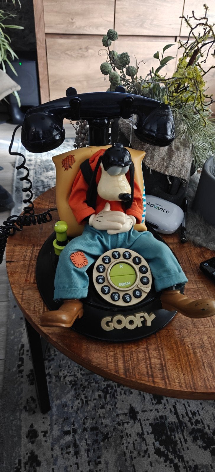 Vintage Goofy Telefoon met Draaischijf - Disney Collectible, Ophalen, Gebruikt, Met draaischijf