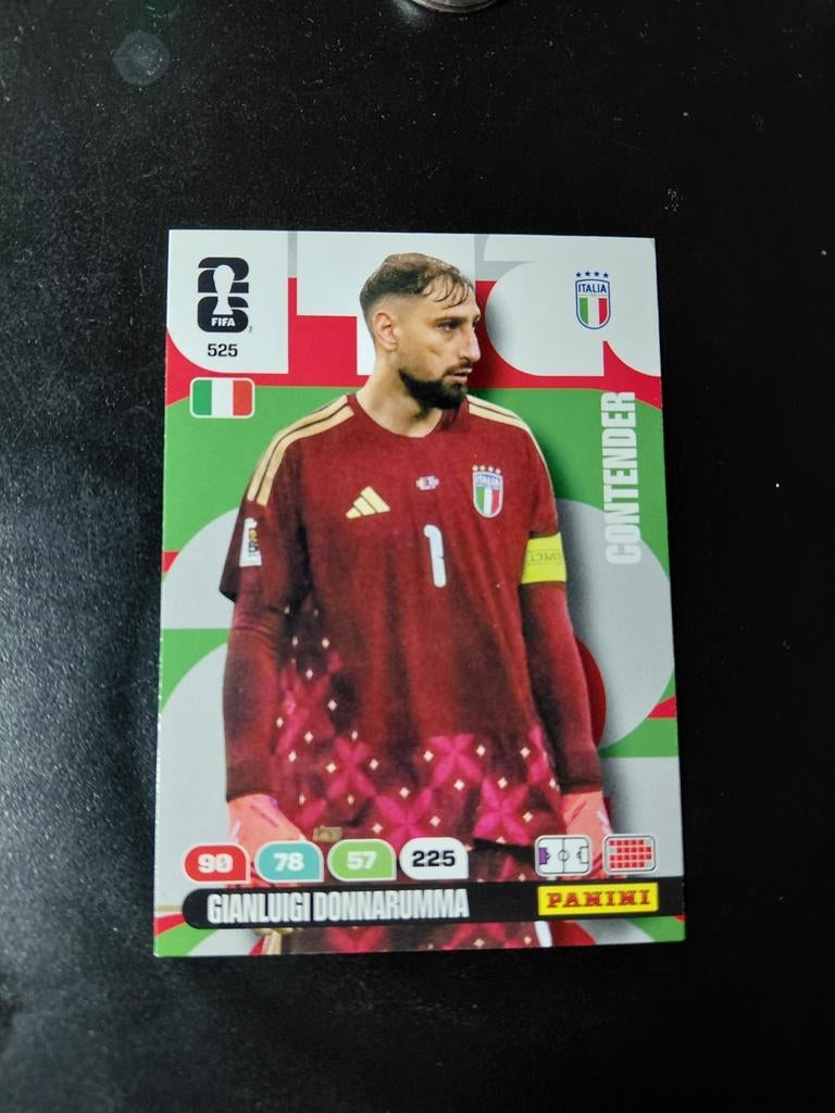 Donnarumma (italie) contender panini wk 2026, Ophalen of Verzenden, Nieuw, Buitenlandse clubs, Poster, Plaatje of Sticker