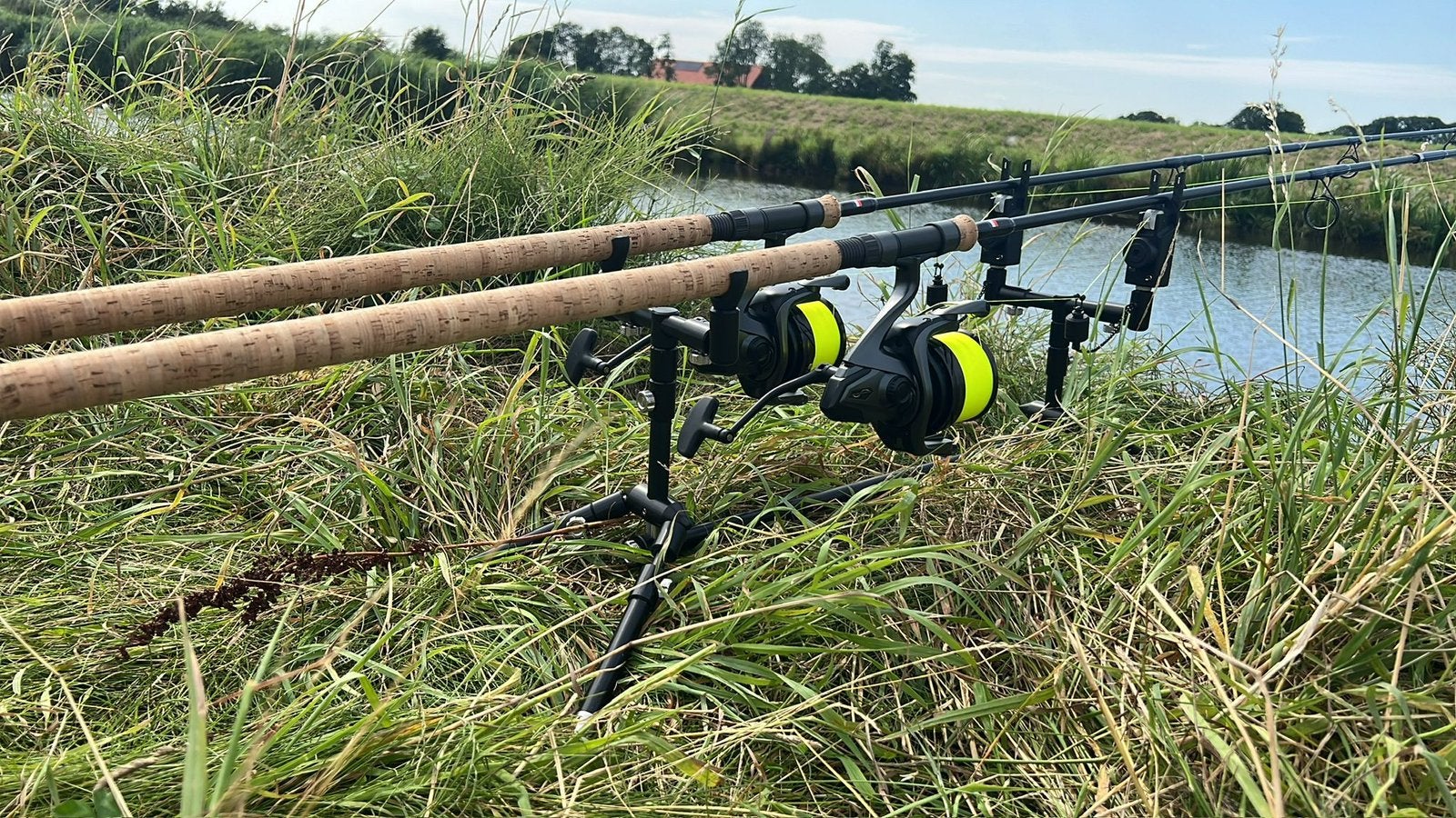 Handgebouwd Harrisons Ballista full Cork 10FT 2.75LBS, Watersport en Boten, Hengelsport | Karpervissen, Ophalen of Verzenden, Zo goed als nieuw