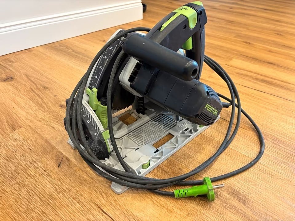 Festool TS 55 REBQ-PLUS, Doe-het-zelf en Verbouw, Gereedschap | Zaagmachines, Invalzaag, Ophalen of Verzenden, Zo goed als nieuw