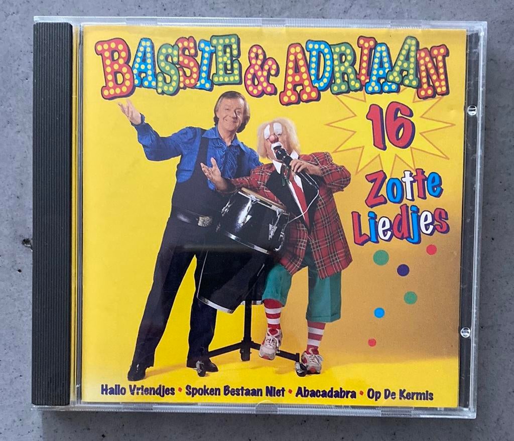 Bassie en Adriaan - 16 zotte liedjes, Ophalen of Verzenden, Gebruikt, Muziek