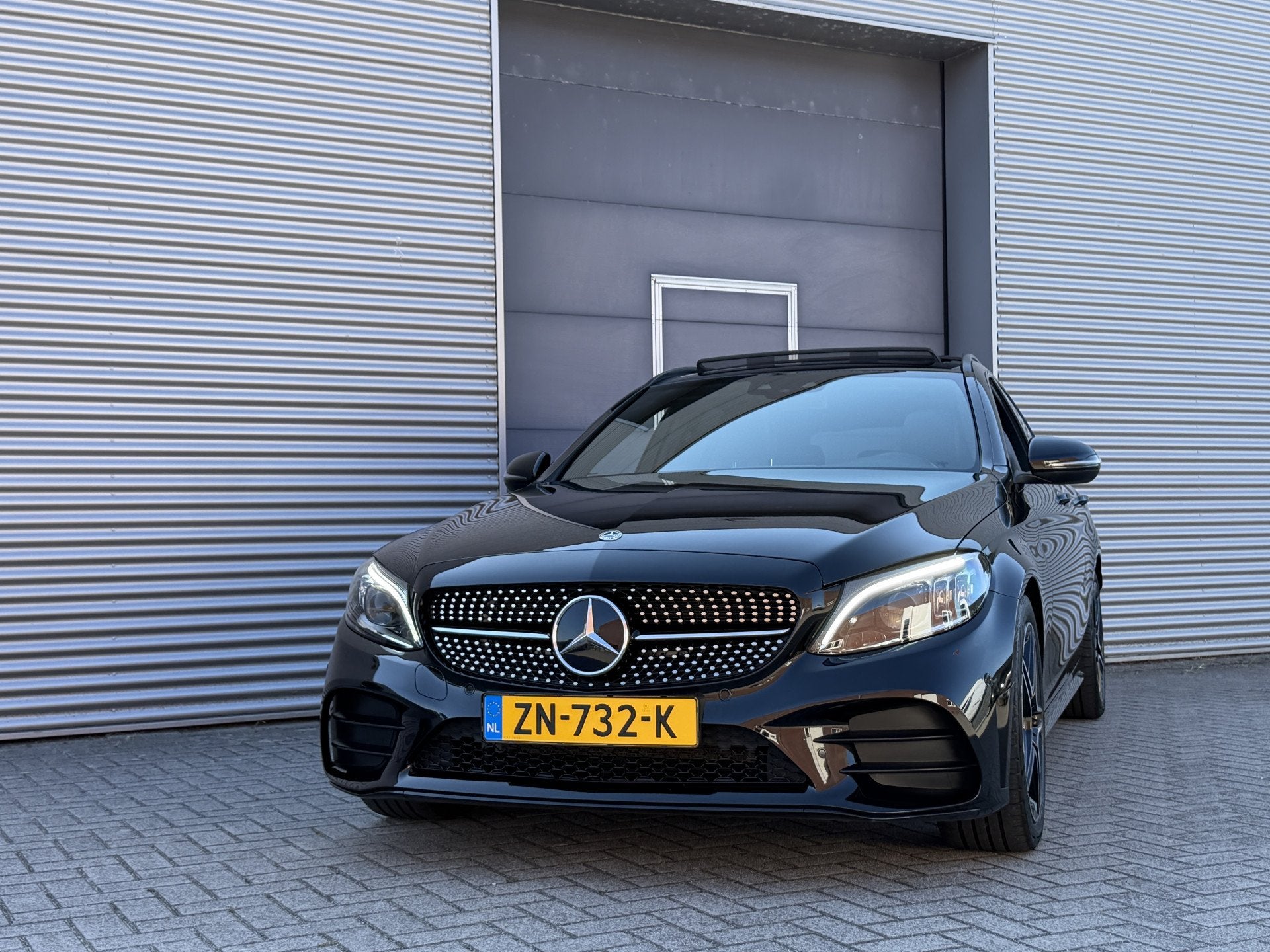 Mercedes-Benz C-Klasse Estate 200 Business Solution AMG Plus, Auto's, Automaat, 4 cilinders, 1465 kg, Zwart
