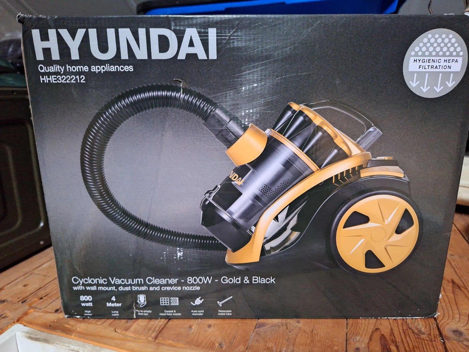 Hyundai Cyclonische Stofzuiger (Nieuw in doos), Overige merken, Nieuw, Ophalen of Verzenden, Sledestofzuiger