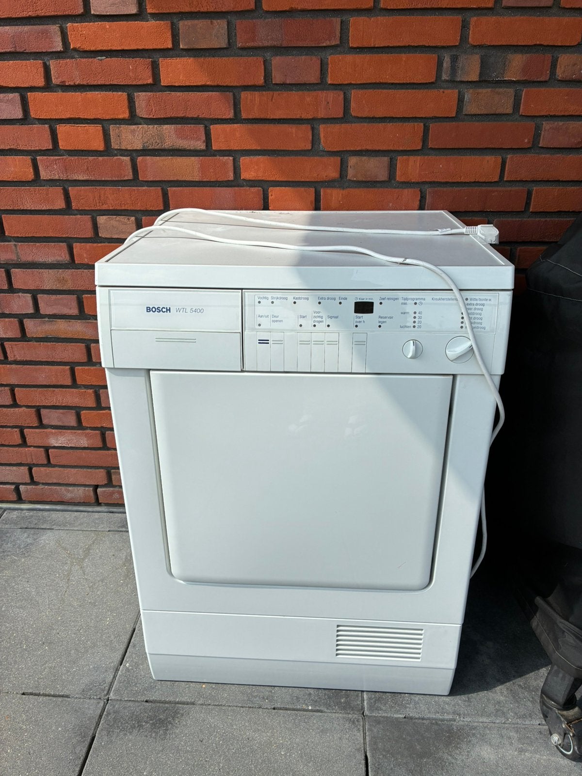 Bosch condensdroger, Witgoed en Apparatuur, Wasdrogers, Ophalen, 6 tot 8 kg, Gebruikt, 85 tot 90 cm