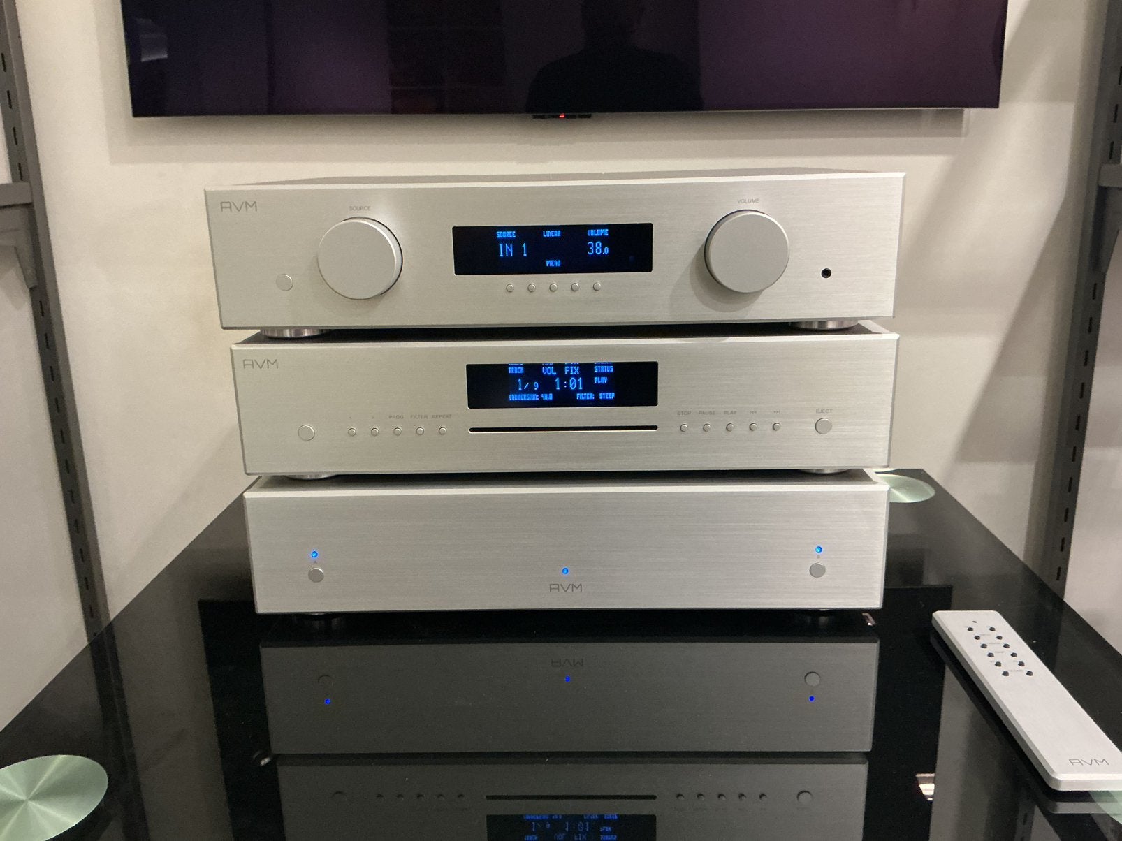 AVM High End stereo set met garantie., Overige merken, Zo goed als nieuw, Cd-speler, Losse componenten