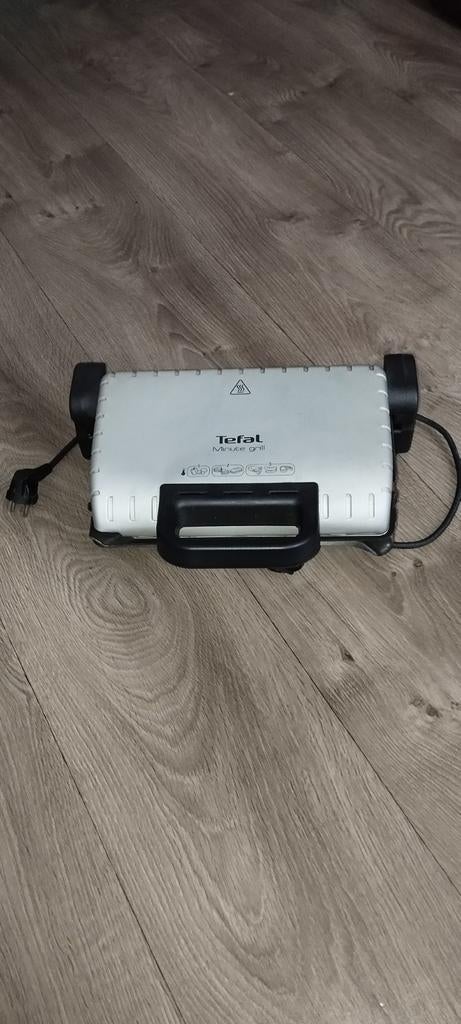 Tefal Minute Grill - Compacte Tafelgrill, Witgoed en Apparatuur, Grillplaten, Gebruikt, Tafelgrill, Ophalen of Verzenden