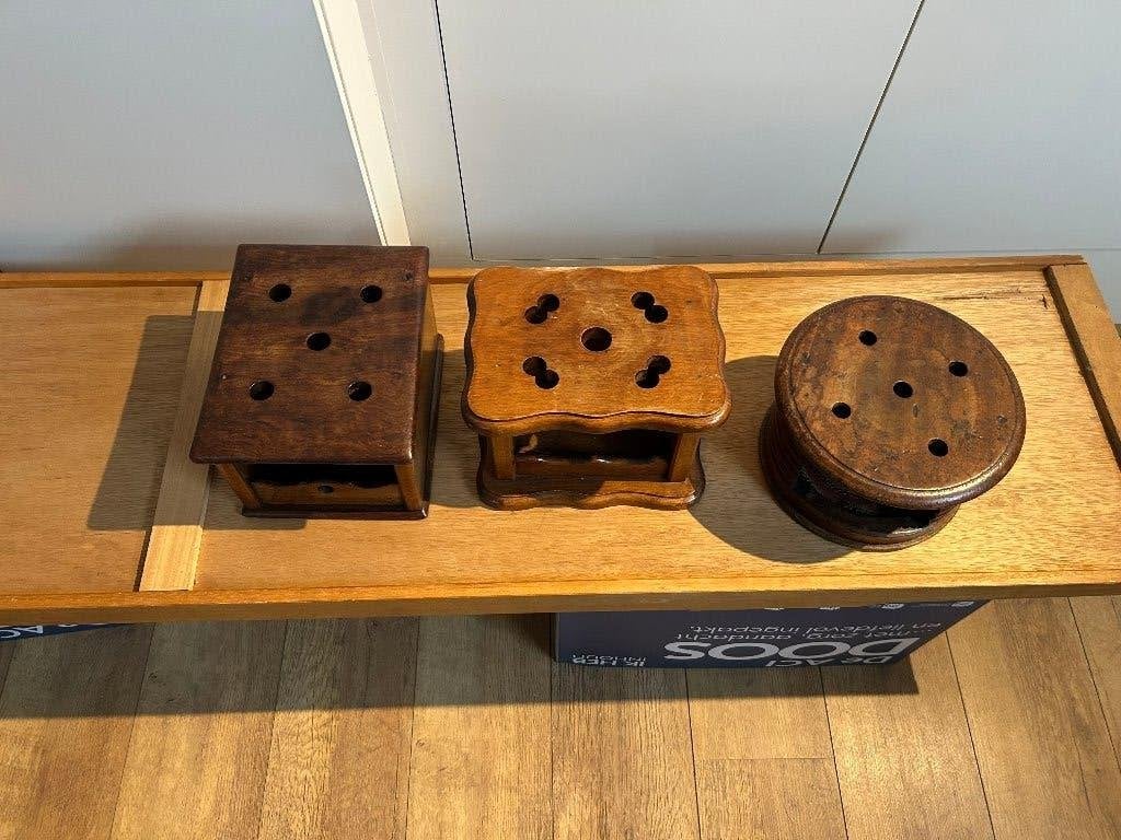 Drie maal leuke houten stoof, Ophalen