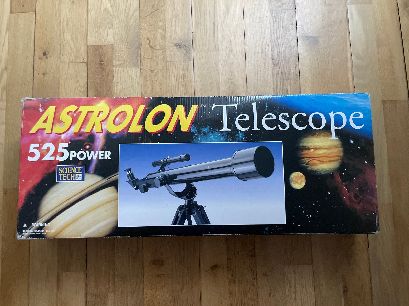 Astrolon 525 Power Telescoop met Statief - Nieuw in Doos, Lenzentelescoop (refractor), Ophalen of Verzenden, Minder dan 80 mm