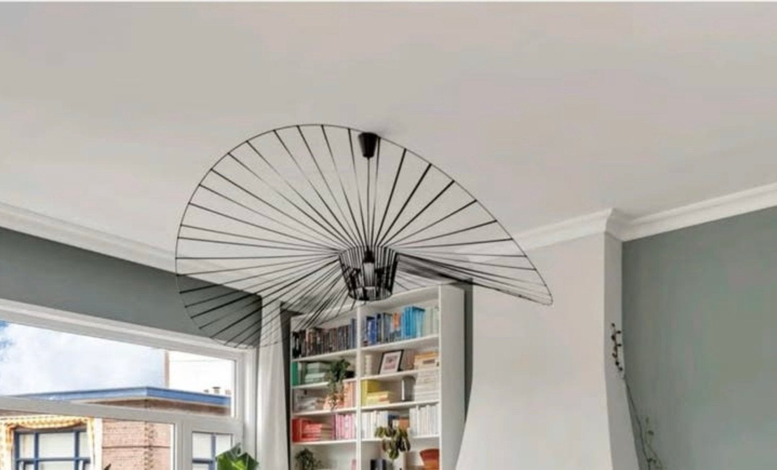 Vertige look-a-like hanglamp zwart 170cm, Ophalen, Zo goed als nieuw, Stof, 75 cm of meer