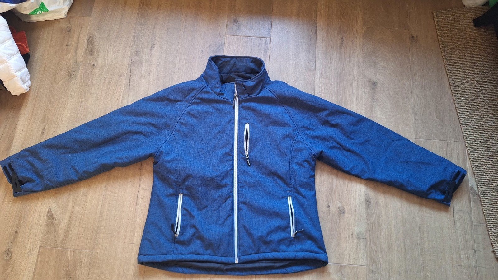 Nielsson Softshell Jas Maat XXXXL, Blauw, Maat 46/48 (XL) of groter, Ophalen of Verzenden, Zo goed als nieuw