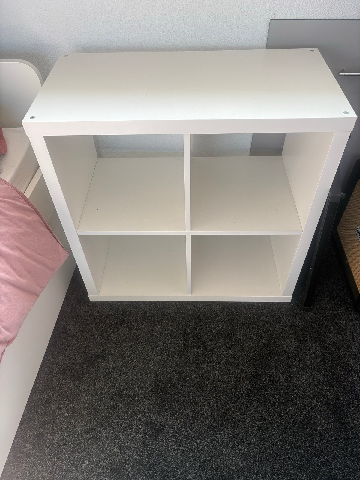 IKEA Vakkenkast - Wit, 2x2 vakken, Ophalen, Met plank(en), Gebruikt, 50 tot 100 cm