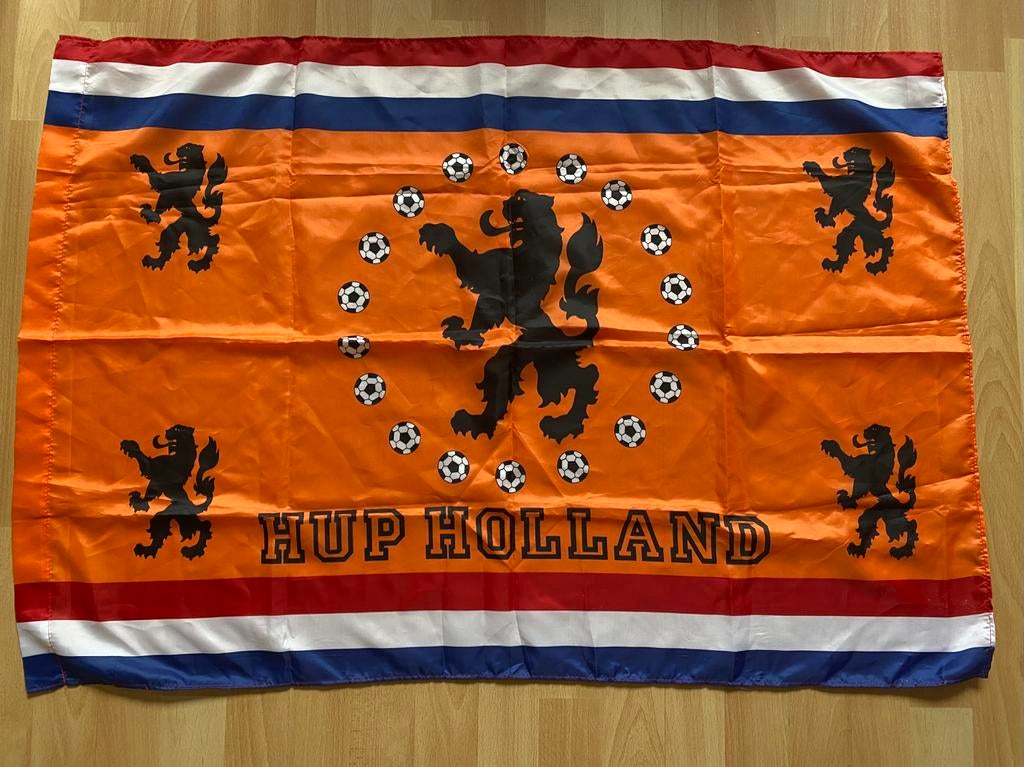Oranje HUP HOLLAND VLAG, Ophalen of Verzenden, Zo goed als nieuw