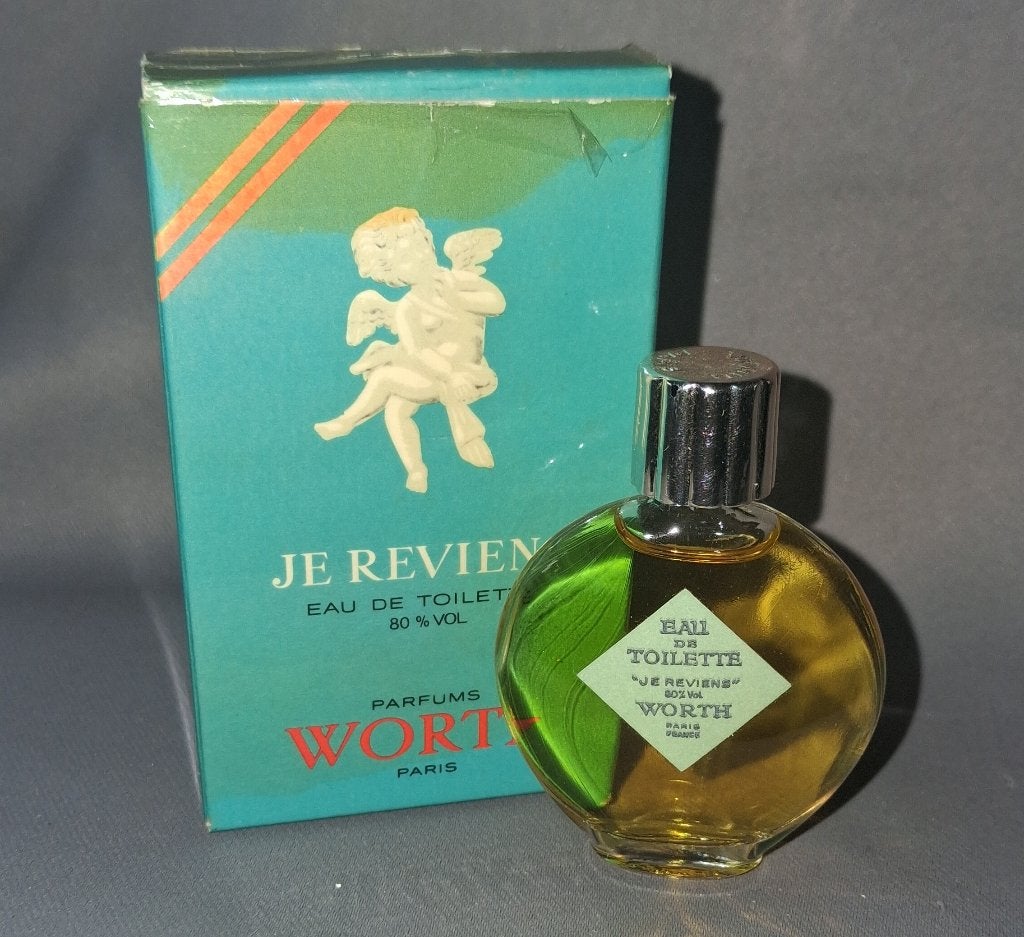 Volle parfum mini Worth je reviens edt + Doosje, Ophalen of Verzenden, Zo goed als nieuw, Miniatuur, Gevuld