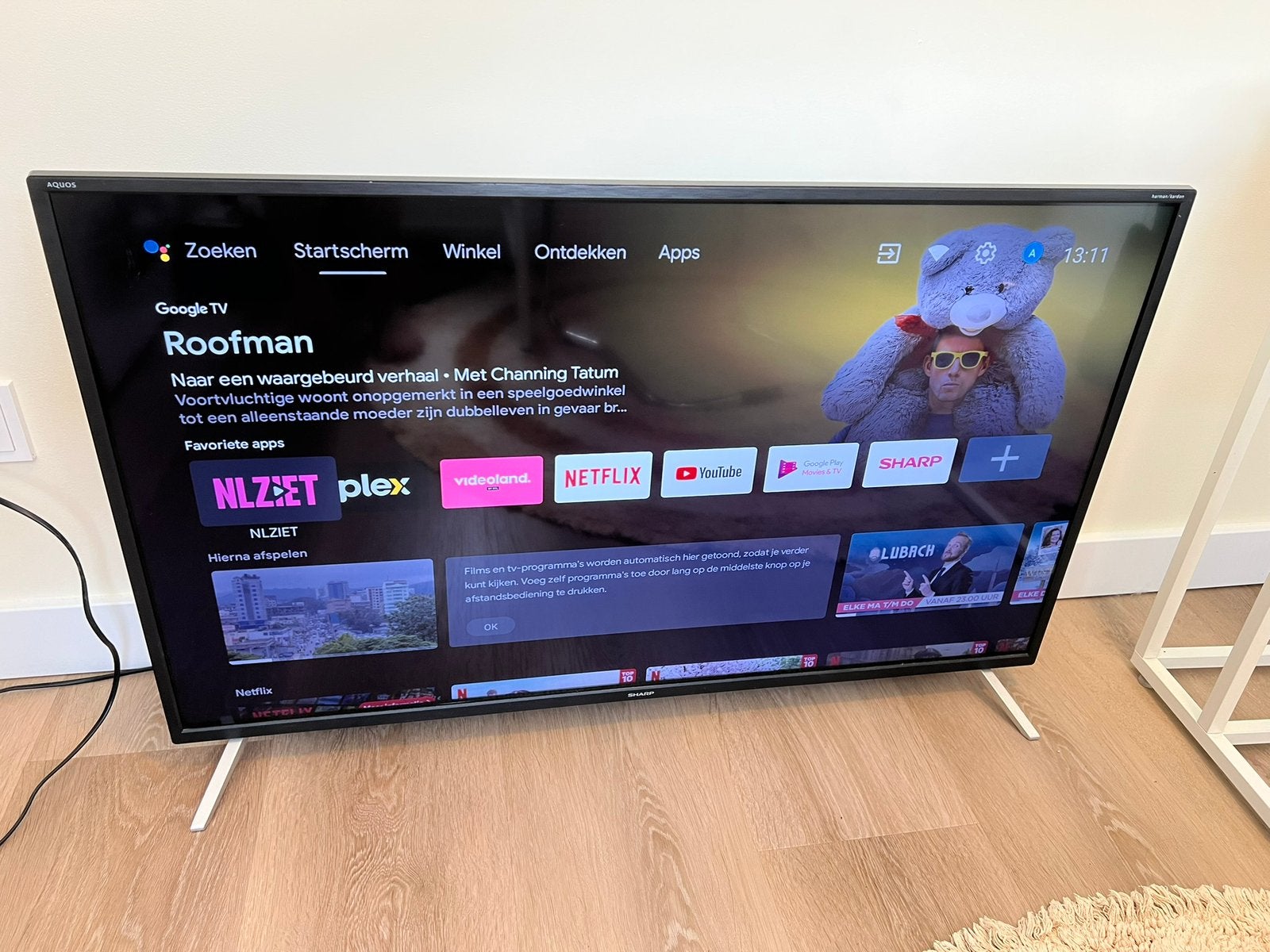 Sharp Android Smart TV 40BL3EA, Ophalen, Gebruikt, 50 Hz, 100 cm of meer