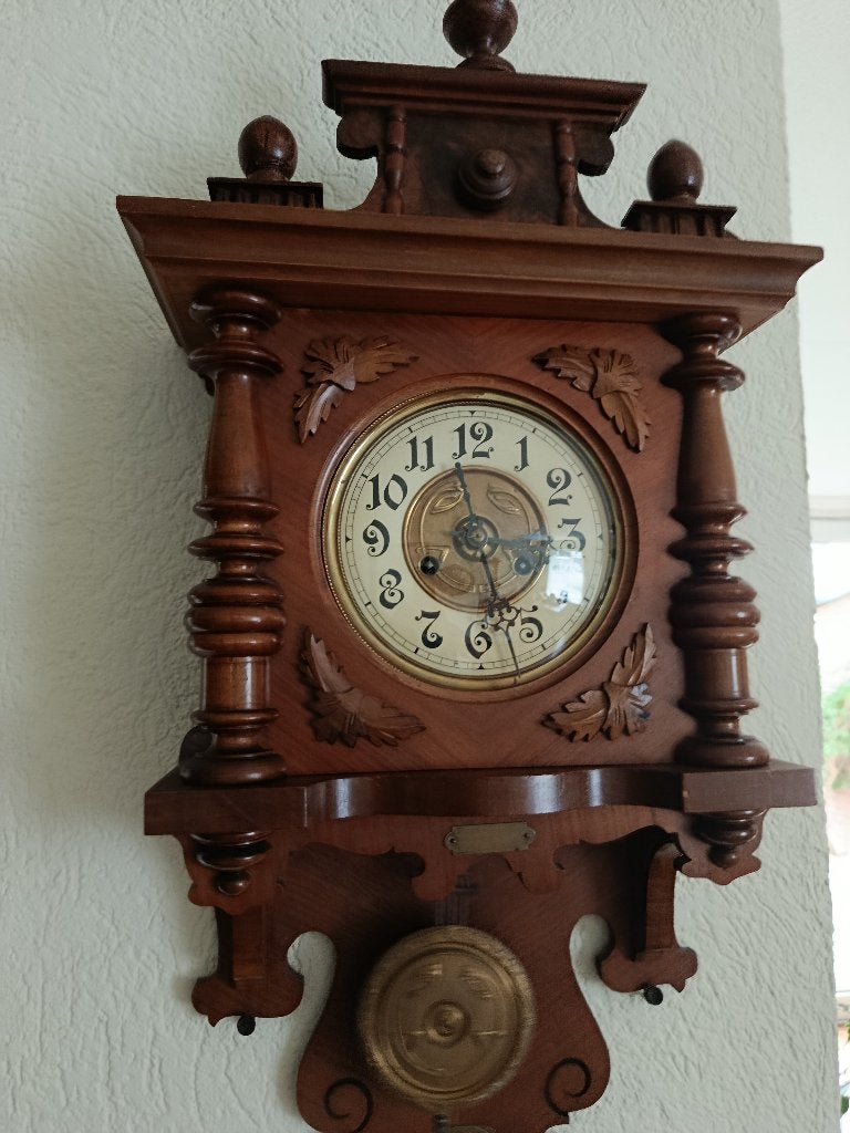 Antieke duitse wandklok, Ophalen