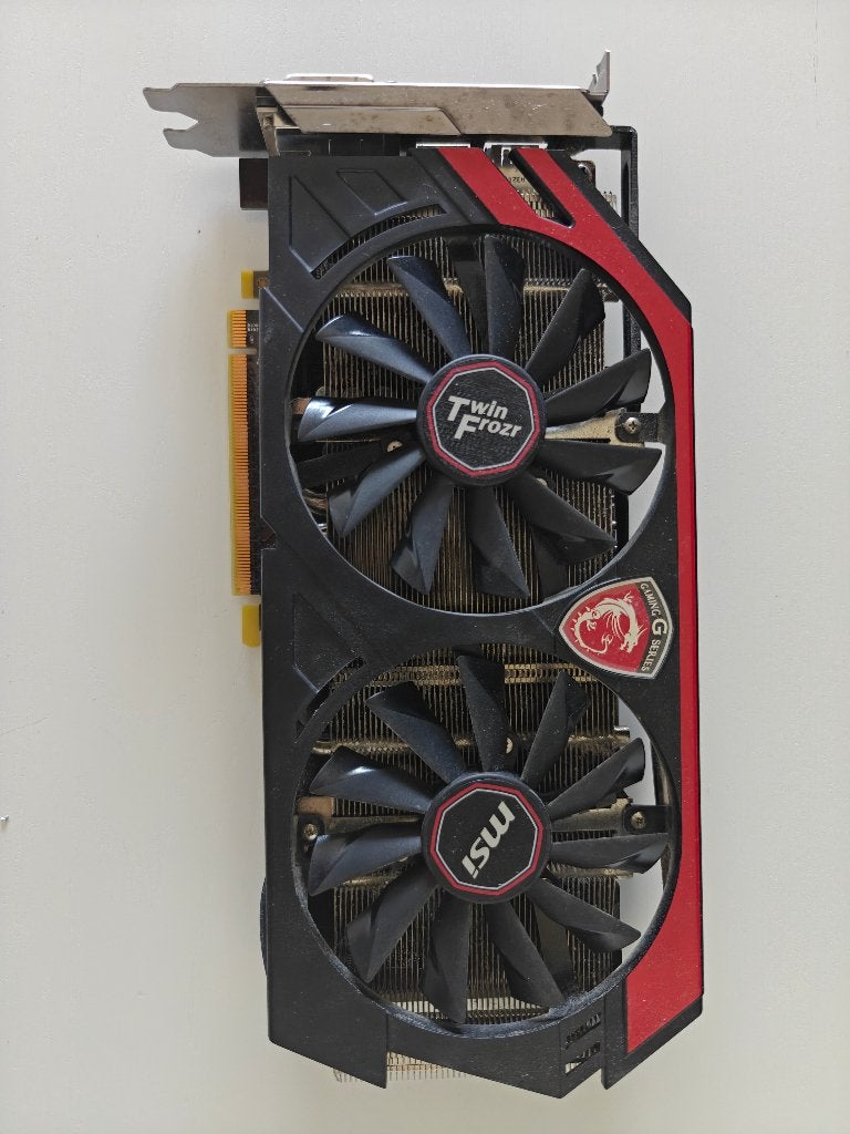 MSI GeForce GTX 760 2GB Gaming (N760 TF 2GD5/OC), PCI-Express 3, Gebruikt, DVI, Ophalen of Verzenden