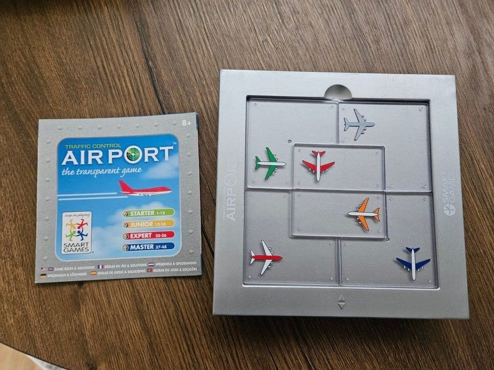 SmartGames Airport Traffic Control Puzzelspel, Een of twee spelers, Ophalen of Verzenden, Zo goed als nieuw, SmartGames