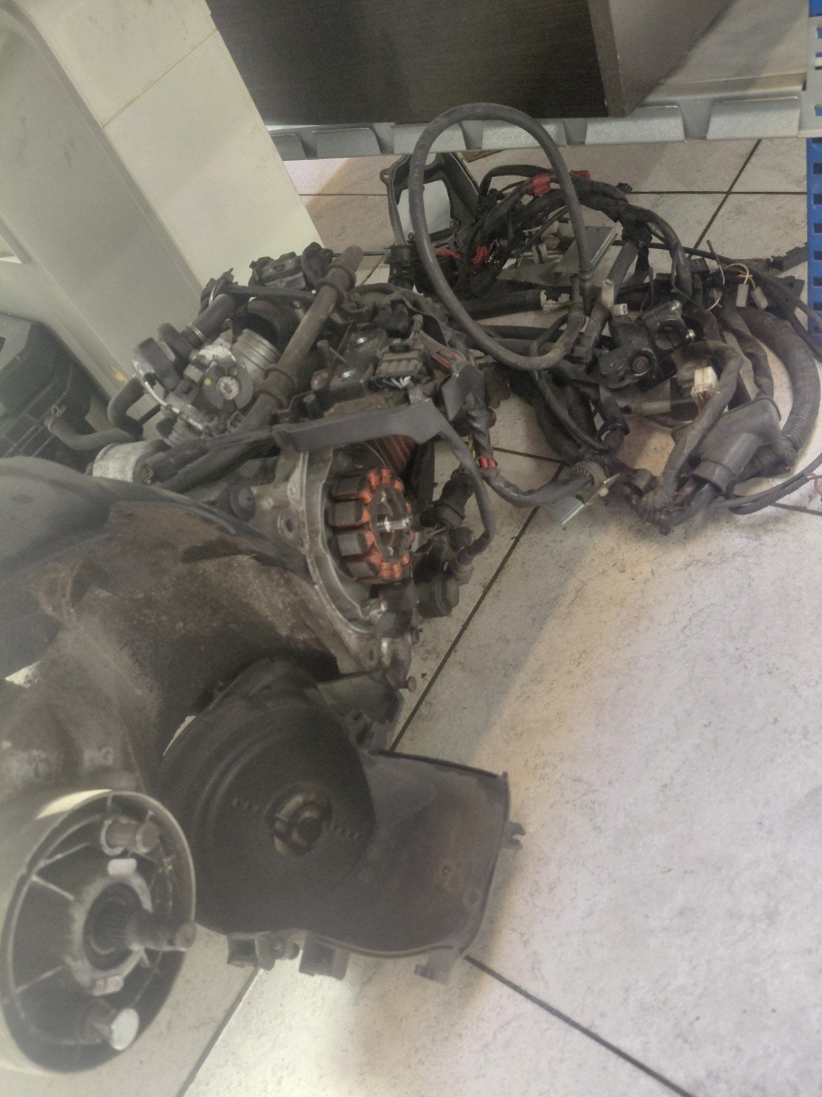 Motorblok zip iget, Ophalen