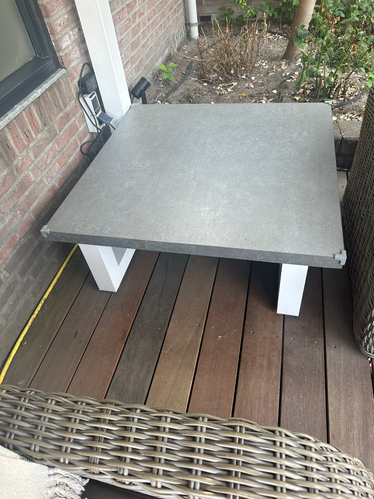 Salontafel life, Ophalen of Verzenden, Zo goed als nieuw, Vierkant, Aluminium