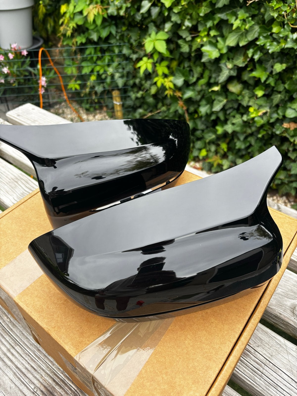Zwarte spiegelkappen voor BMW G20/21 (glanzend), Auto-onderdelen, Ophalen of Verzenden, Gebruikt, BMW