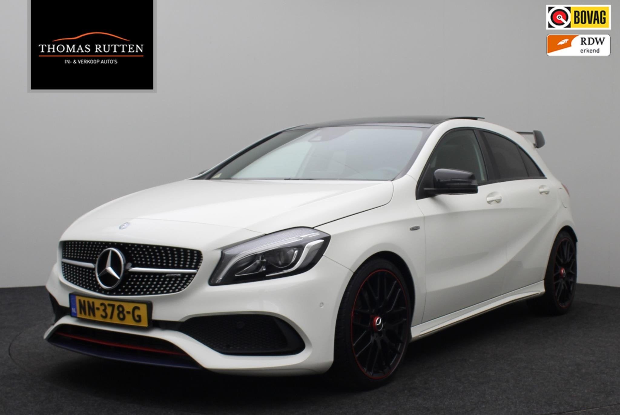 Mercedes-Benz A-klasse 250 Sport Prestige A250 2016 | Naviga, Auto's, Gebruikt, Euro 6, 4 cilinders, Wit