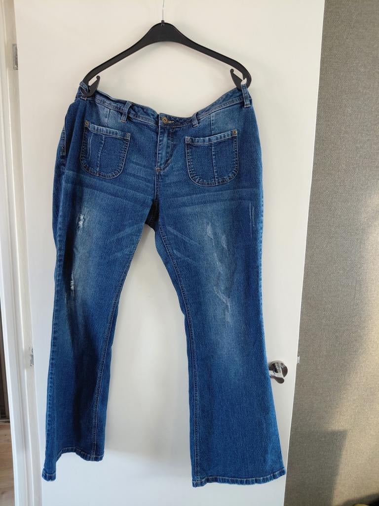 RAINBOW Jeans - Blauw - Maat 48, Kleding | Dames, Spijkerbroeken en Jeans, Ophalen of Verzenden, Zo goed als nieuw, Blauw, Overige jeansmaten