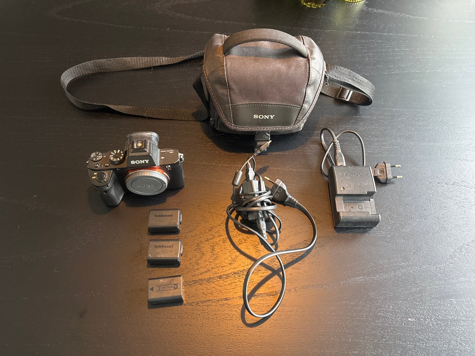 Sony Alpha A7R II - Systeemcamera met accessoires, Audio, Tv en Foto, Gebruikt, Beeldstabilisatie, Ophalen of Verzenden, Accu