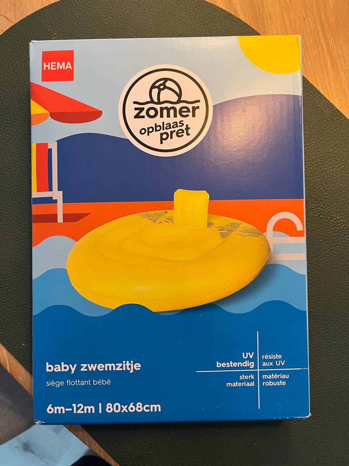 Hema Baby Zwemzitje 6-12 maanden UV-bestendig, Ophalen, Nieuw